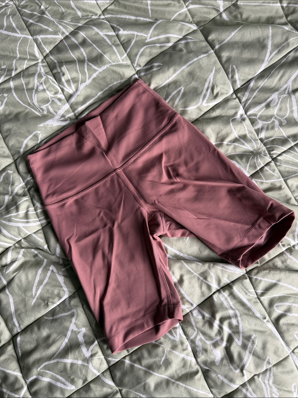 lululemon athletica High-Rise Bike Shorts in dusty rose